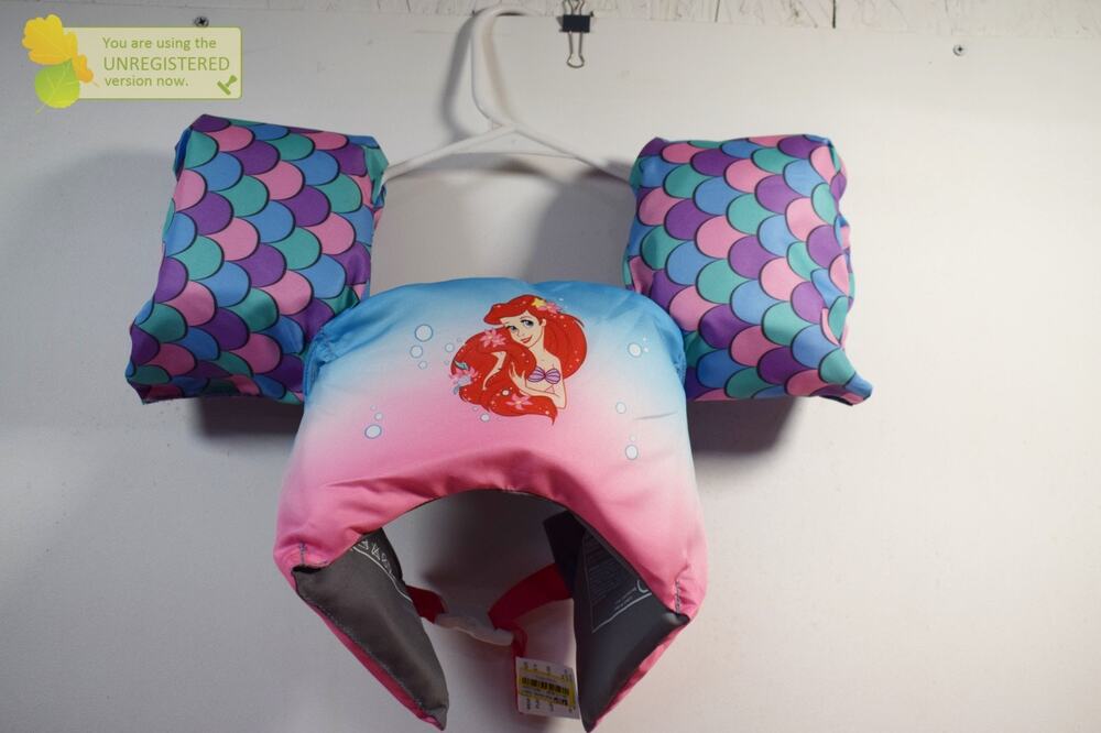 Swimways Ariel Disney Swim Trainer Kids' Life Jacket Vest 33-55lbs